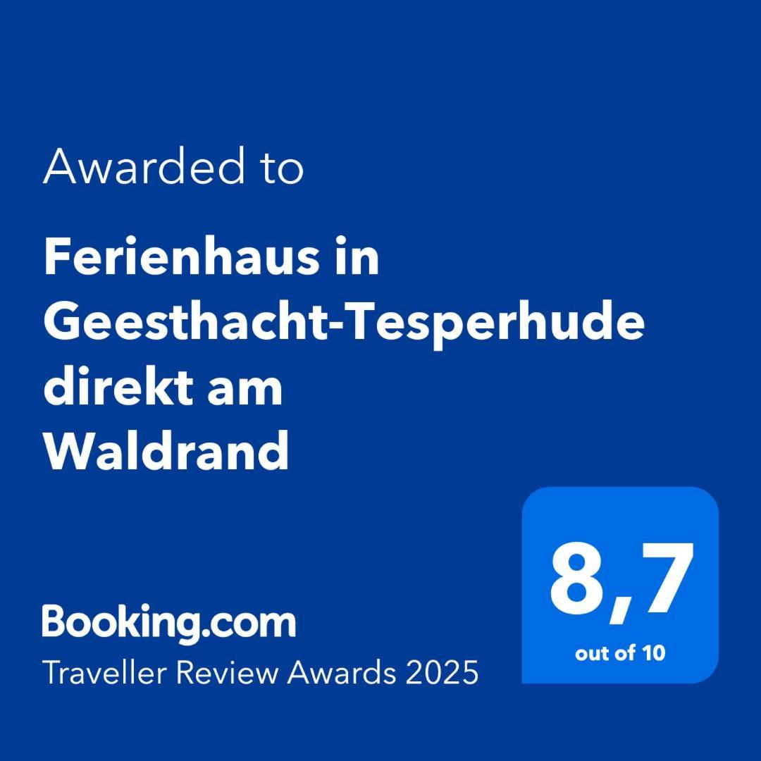 Ferienhaus In Geesthacht-Tesperhude Direkt Am Waldrand Екстер'єр фото